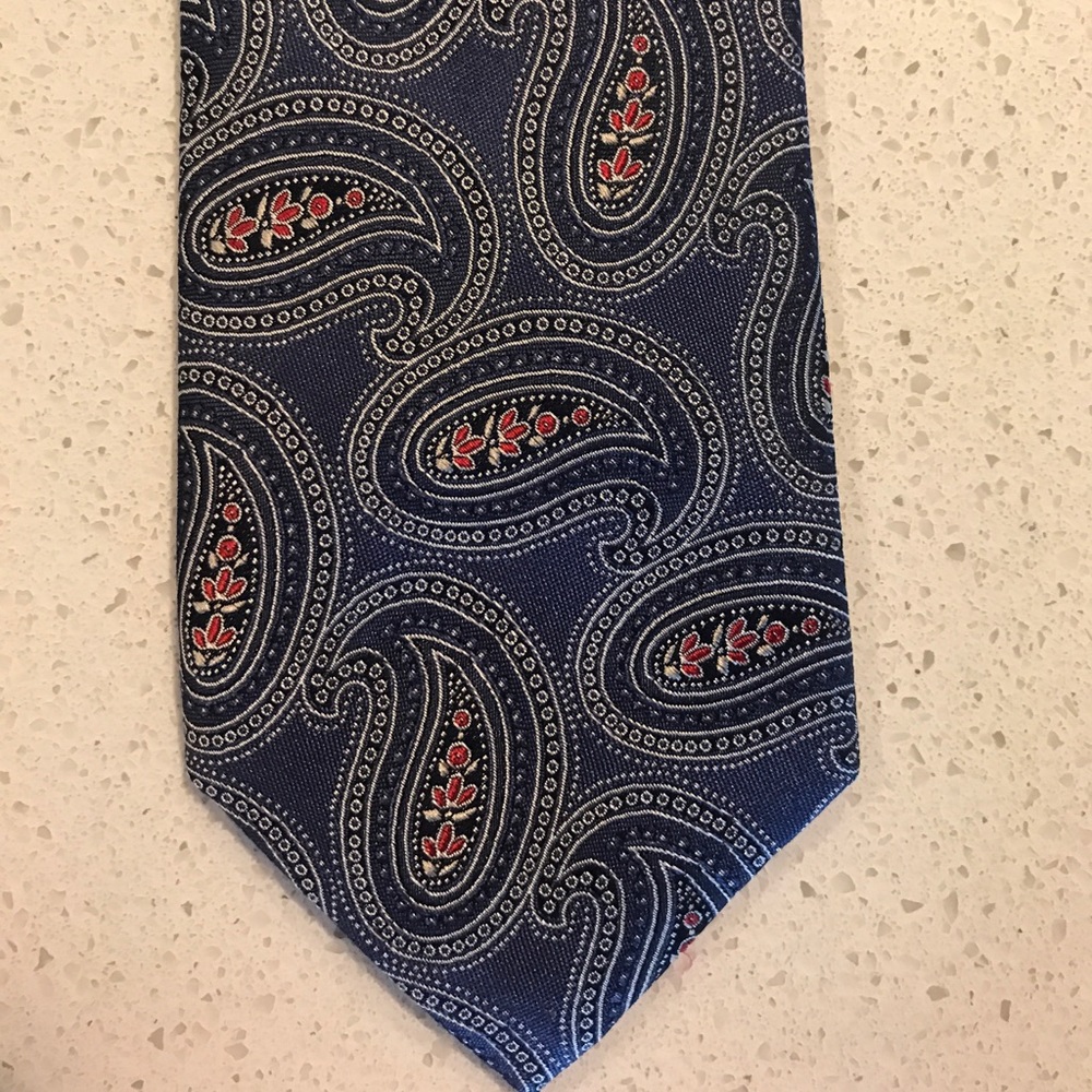 Alara Paisley pattern men’s silk tie